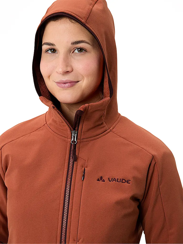 VAUDE | Giacca in pile da donna Elope Stormfleecec con cappuccio |