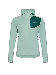 VAUDE | Giacca in pile da donna Monviso III con cappuccio | Verde chiaro