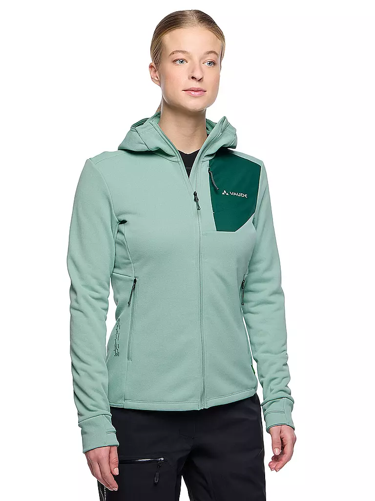 VAUDE | Giacca in pile da donna Monviso III con cappuccio |