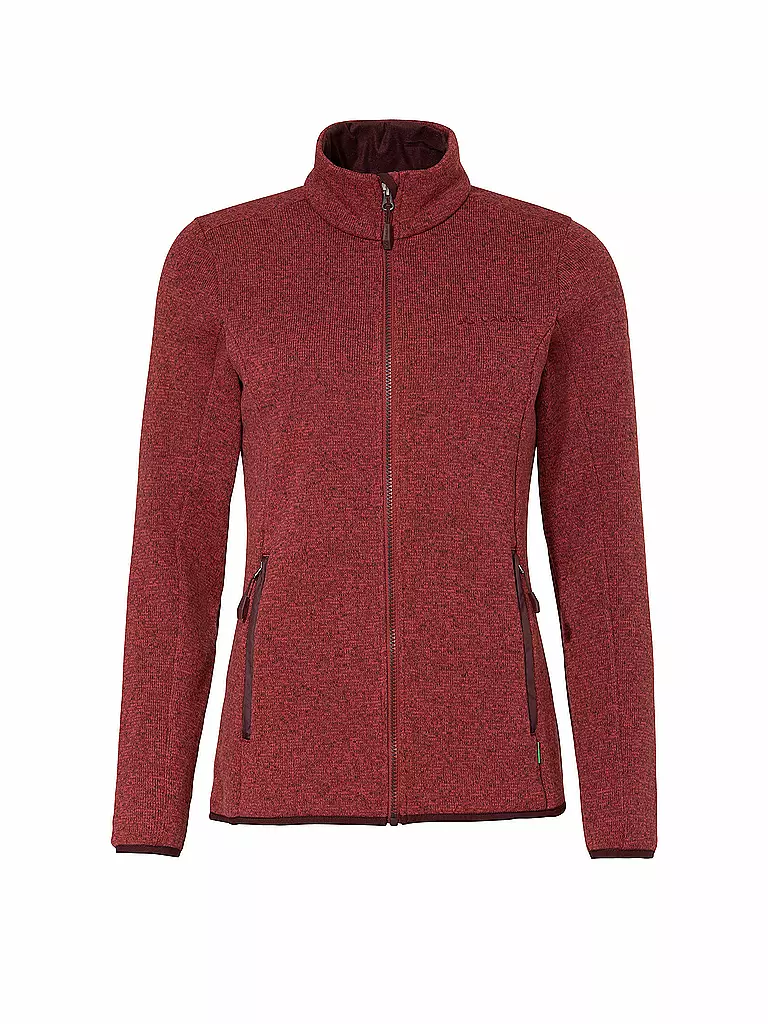 VAUDE | Giacca in pile da donna Rienza IV | Rosso scuro