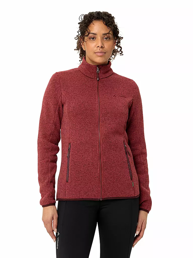 VAUDE | Giacca in pile da donna Rienza IV | Rosso scuro