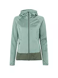VAUDE | Giacca in pile da donna Tekoa II con cappuccio | Verde chiaro