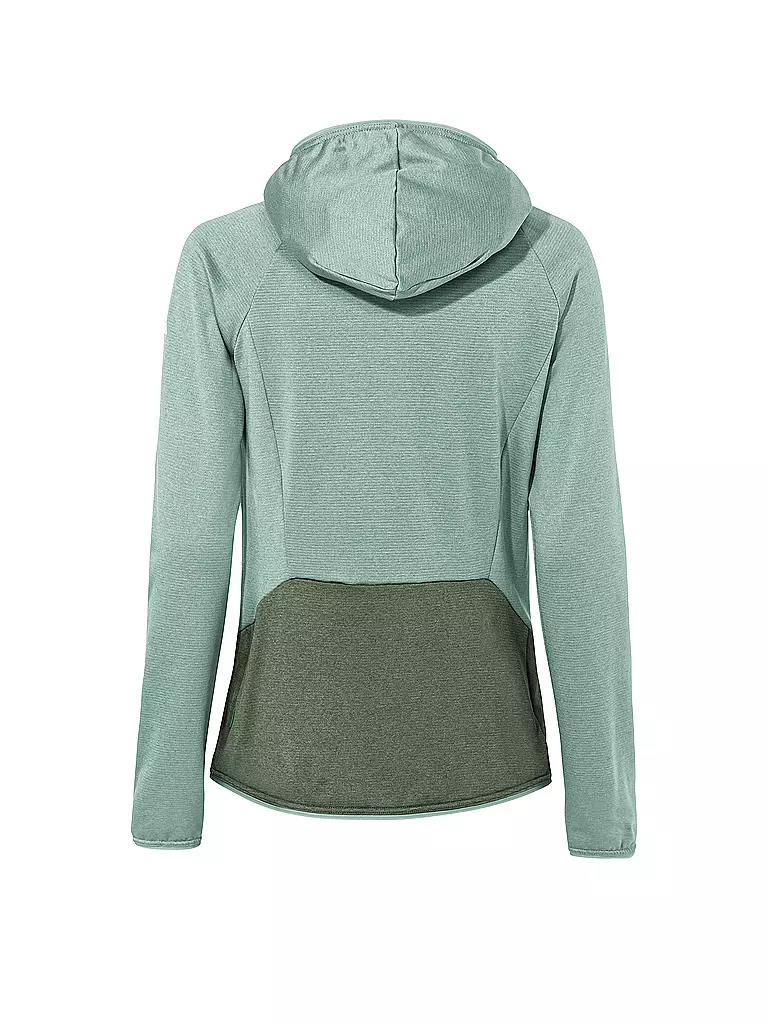 VAUDE | Giacca in pile da donna Tekoa II con cappuccio | Verde chiaro