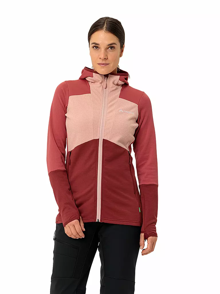 VAUDE | Giacca in pile da turismo da donna Monviso Grid Fleece |