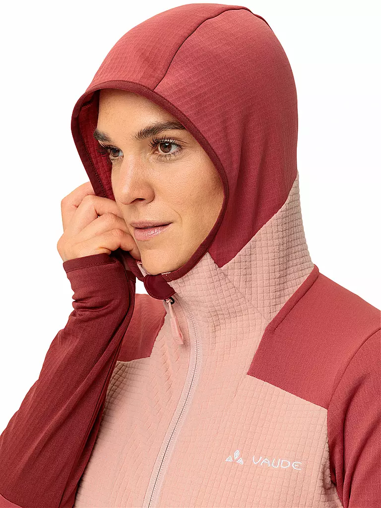 VAUDE | Giacca in pile da turismo da donna Monviso Grid Fleece |