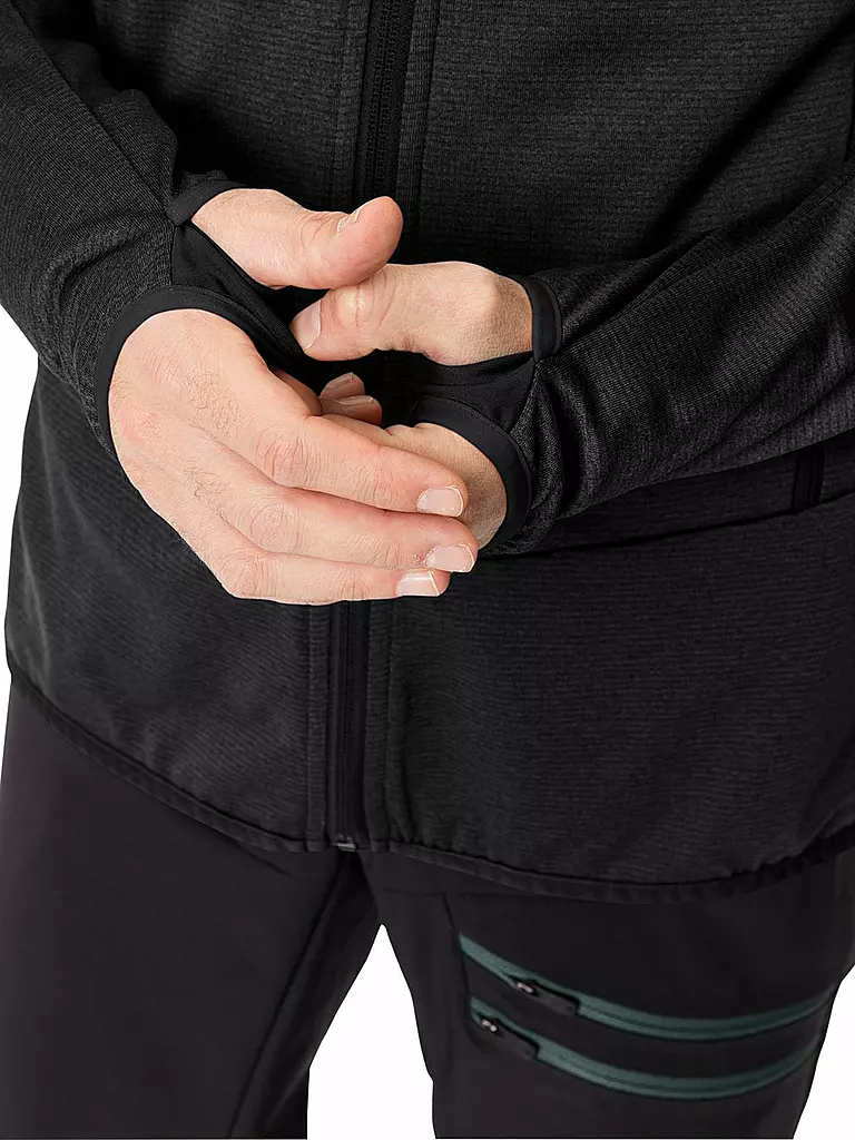 VAUDE | Giacca in pile da uomo Monviso | Nero