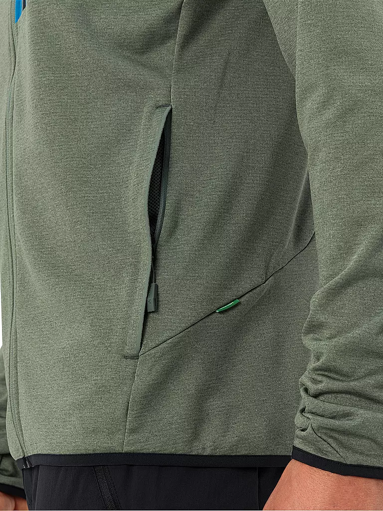 VAUDE | Giacca in pile da uomo Tekoa con cappuccio | Oliva