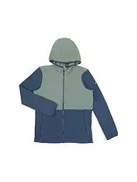 VAUDE | Giacca in pile per bambini Pulex II con cappuccio | Verde scuro