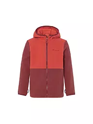 VAUDE | Giacca in pile per bambini Pulex II con cappuccio | Rosso