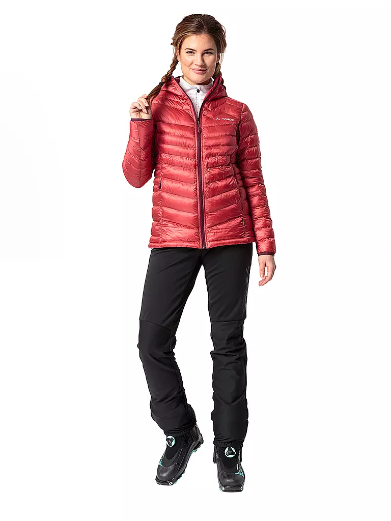 VAUDE | Giacca isolante da donna Batura con cappuccio | Rosso scuro