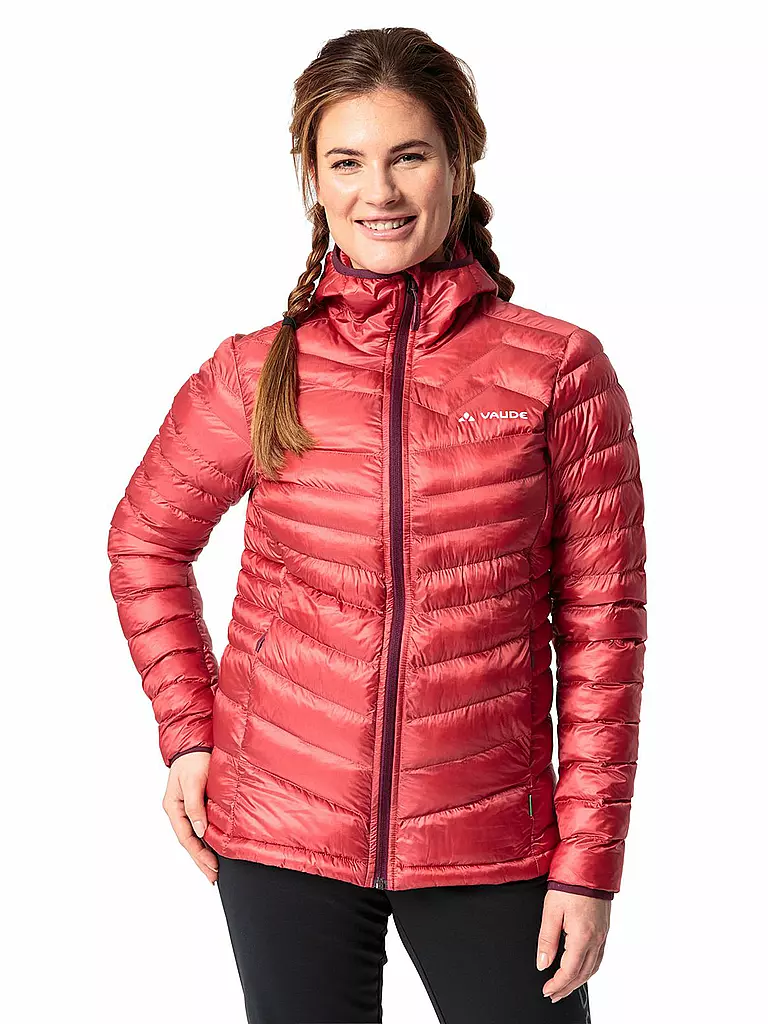 VAUDE | Giacca isolante da donna Batura con cappuccio | Rosso scuro
