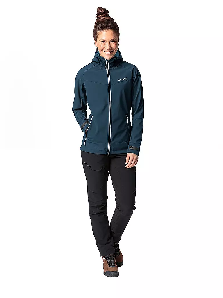 VAUDE | Giacca softshell da donna All Year Elope | Blu scuro