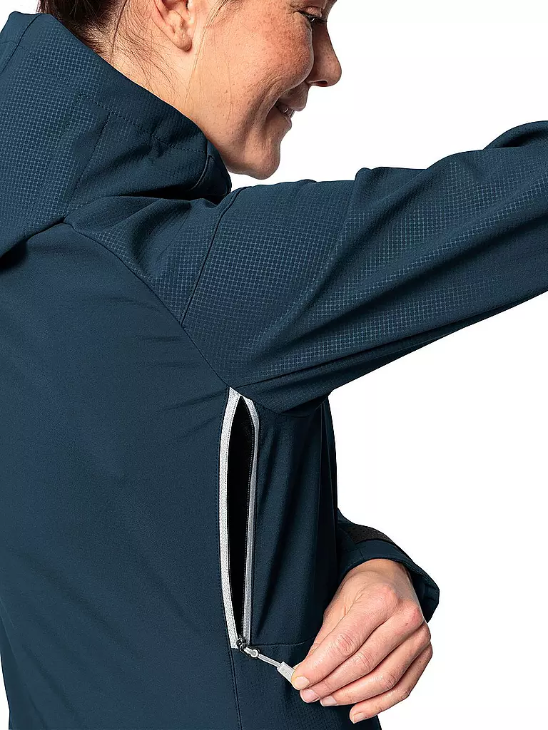 VAUDE | Giacca softshell da donna All Year Elope | Blu scuro