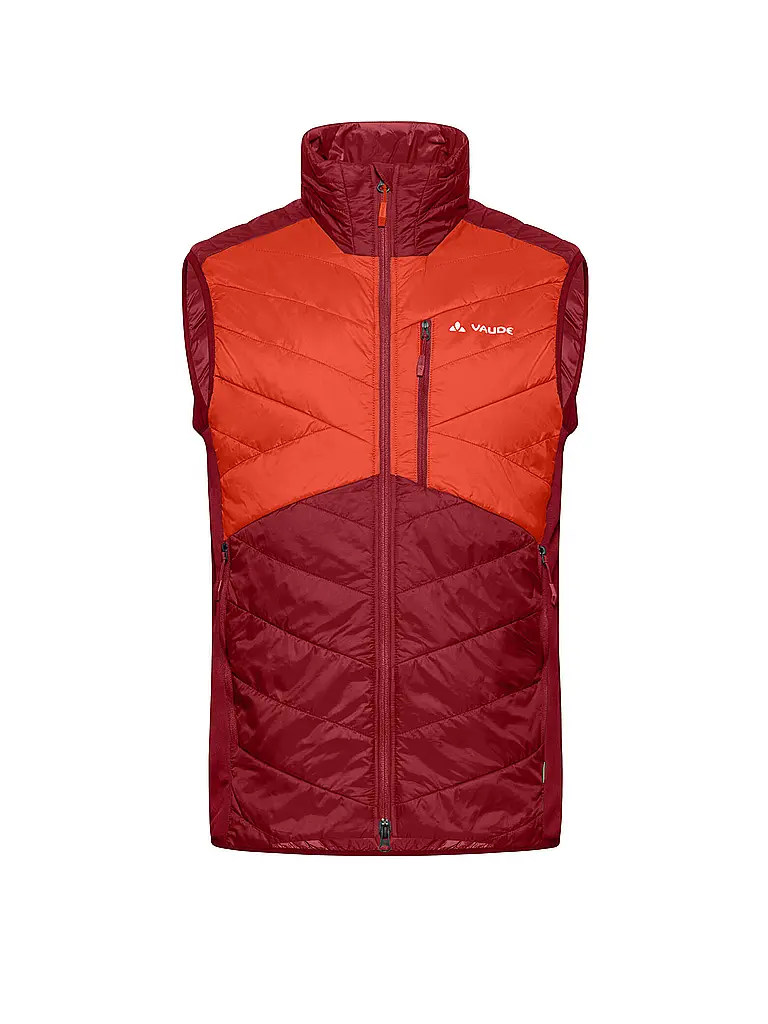 VAUDE | Gilet isolante da uomo Sesvenna | Rosso scuro