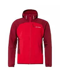 VAUDE | Herren Softshelljacke Larice  Hoodie | Rosso scuro