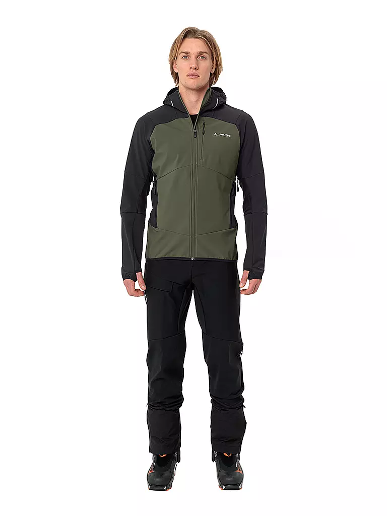 VAUDE | Herren Softshelljacke Larice  Hoodie | Oliva