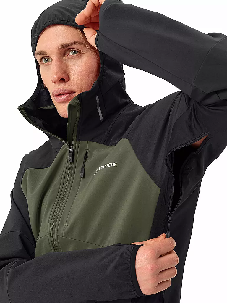 VAUDE | Herren Softshelljacke Larice  Hoodie | Oliva
