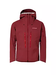 VAUDE | Herren Tourenjacke Monviso 3L | Rosso scuro