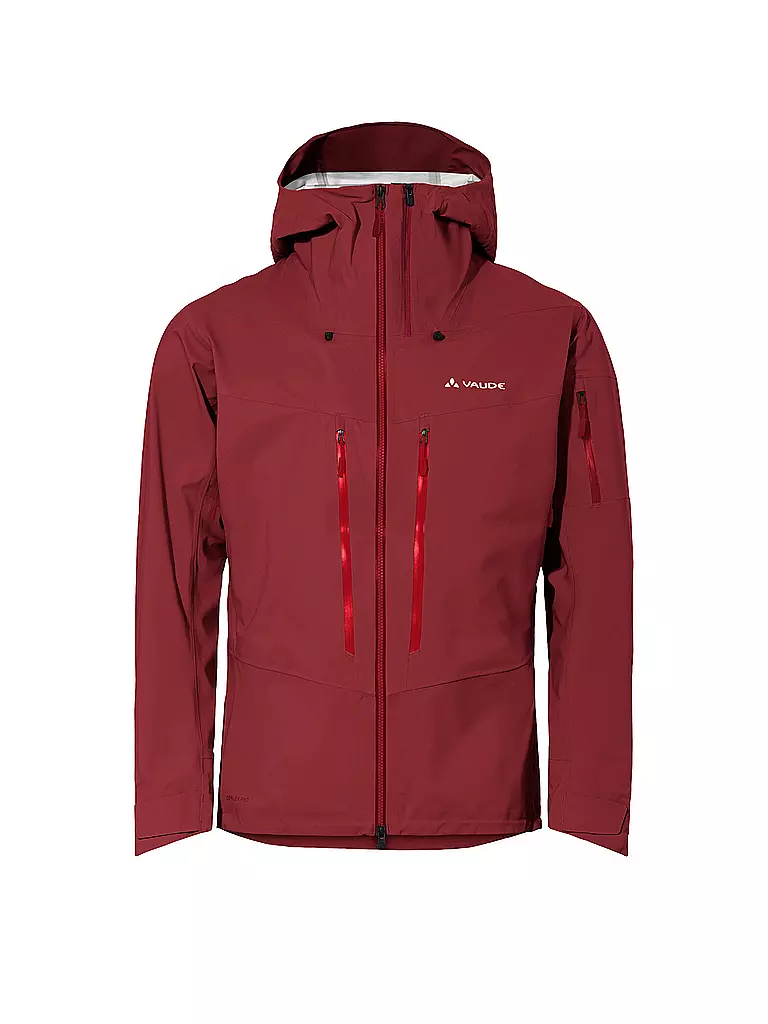 VAUDE | Herren Tourenjacke Monviso 3L | Rosso scuro