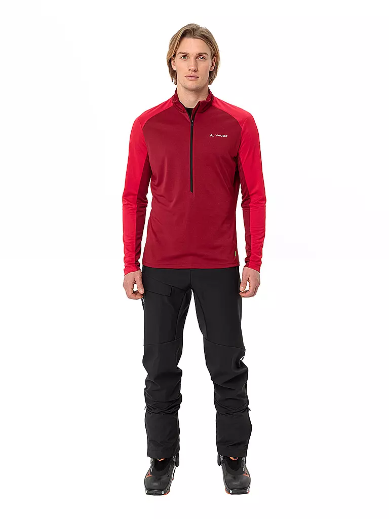 VAUDE | Herren Tourenshirt  Larice Light Shirt II | Rosso scuro