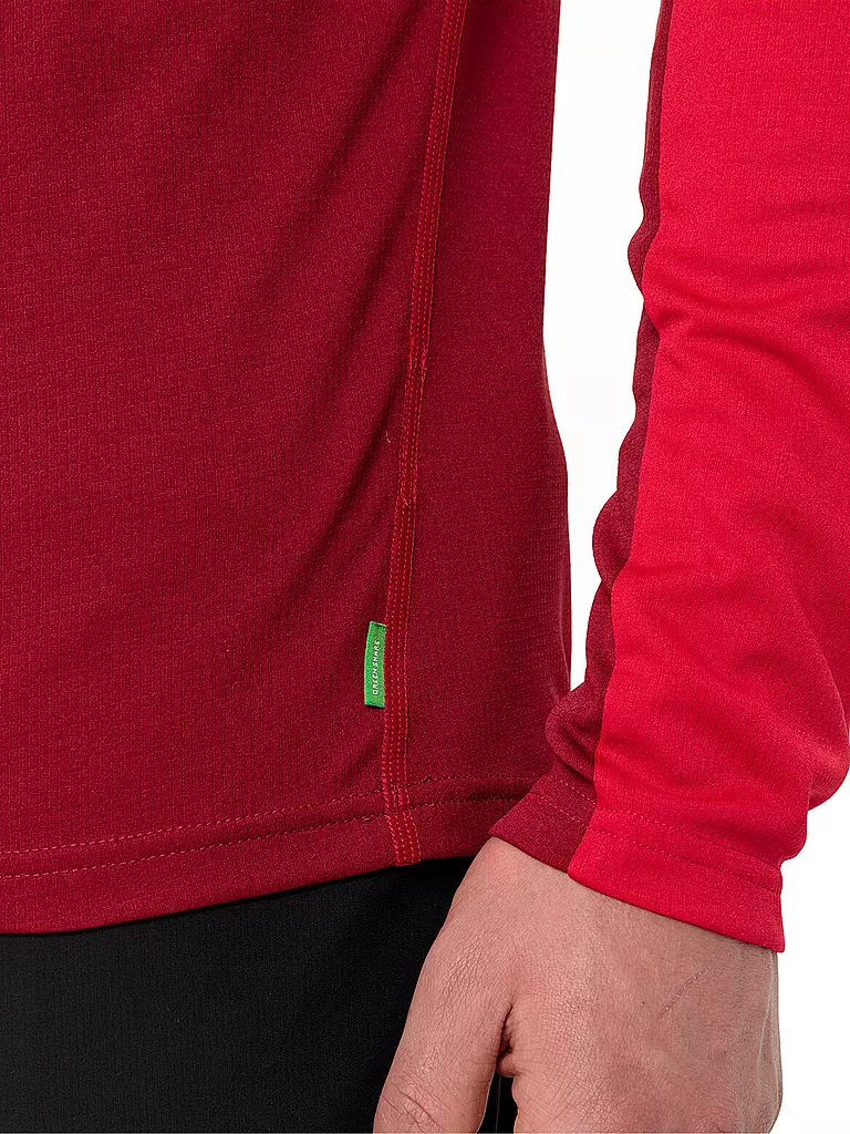 VAUDE | Herren Tourenshirt  Larice Light Shirt II | Rosso scuro