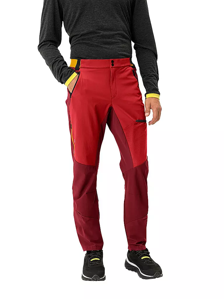 VAUDE | Herren Wanderhose Scopi | Rosso scuro