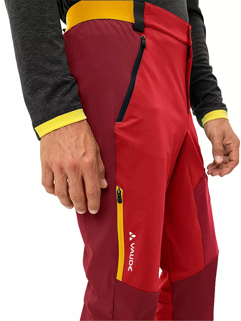 VAUDE | Herren Wanderhose Scopi | Rosso scuro