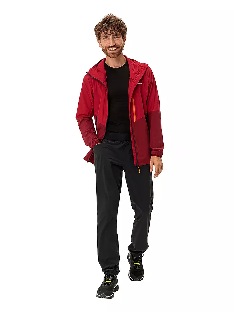 VAUDE | Herren Wanderjacke Tekoa Hoodie | Rosso scuro