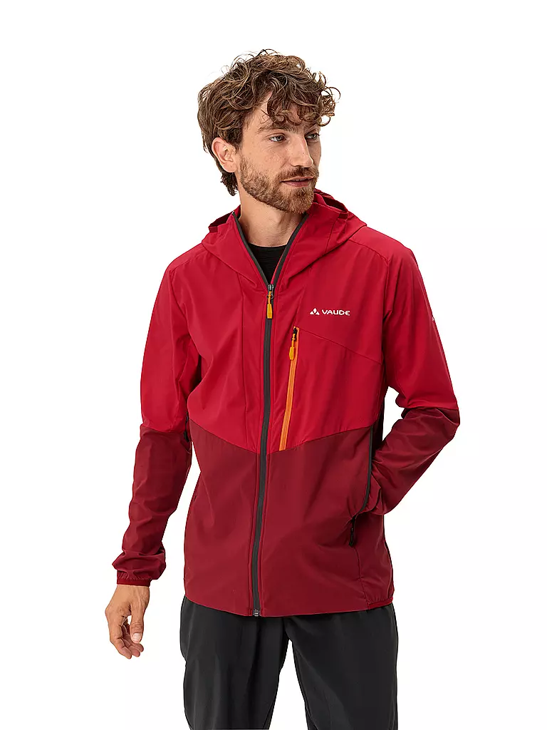 VAUDE | Herren Wanderjacke Tekoa Hoodie | Rosso scuro