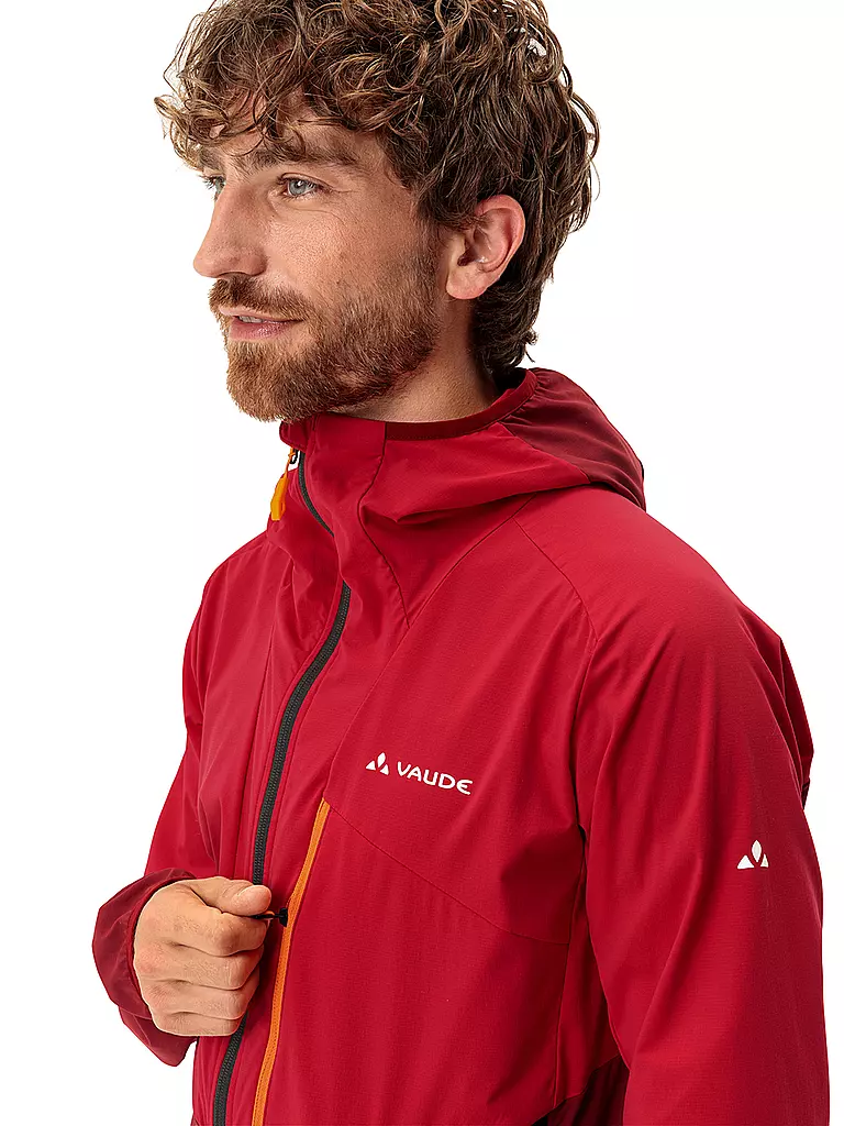 VAUDE | Herren Wanderjacke Tekoa Hoodie | Rosso scuro