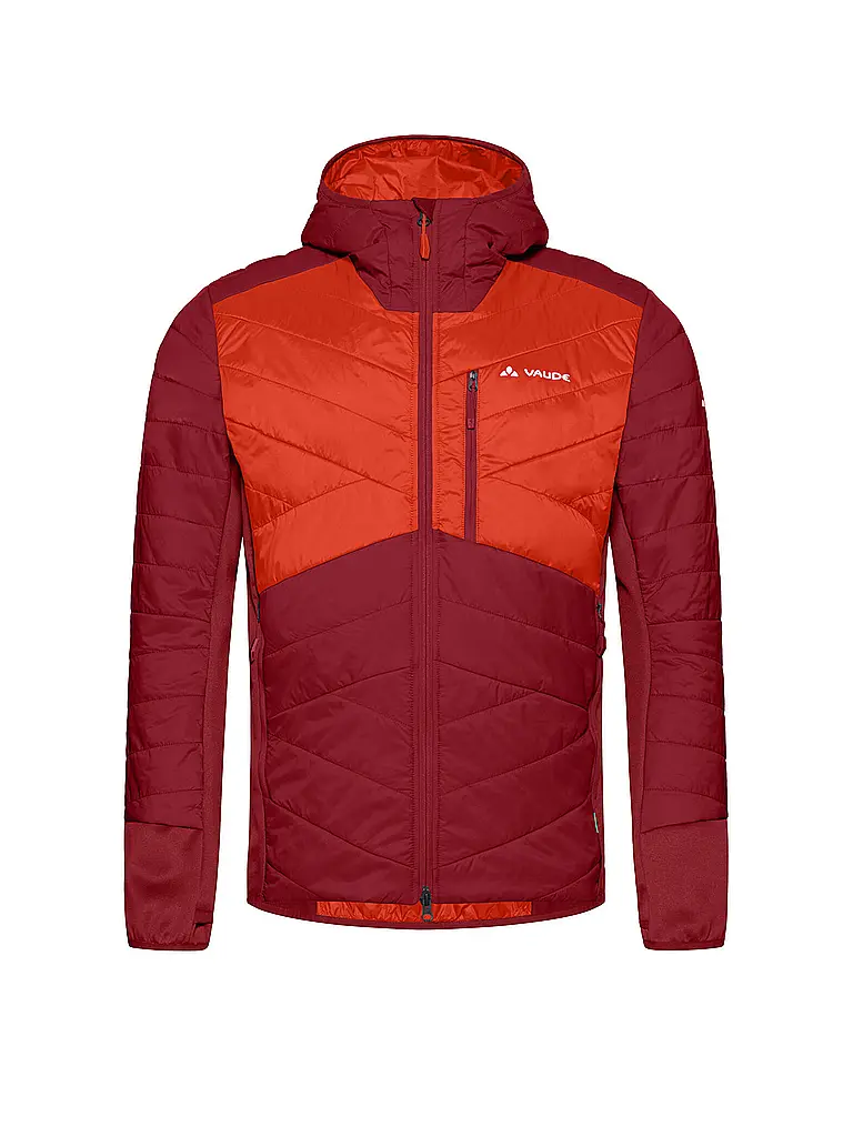 VAUDE | Isogiacca da uomo Sesvenna con cappuccio | Rosso scuro