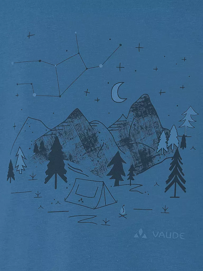 VAUDE | Kinder T-Shirt Lezza | Blu scuro