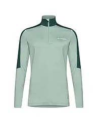 VAUDE | Maglia da donna da turismo Livigno con zip | Verde chiaro