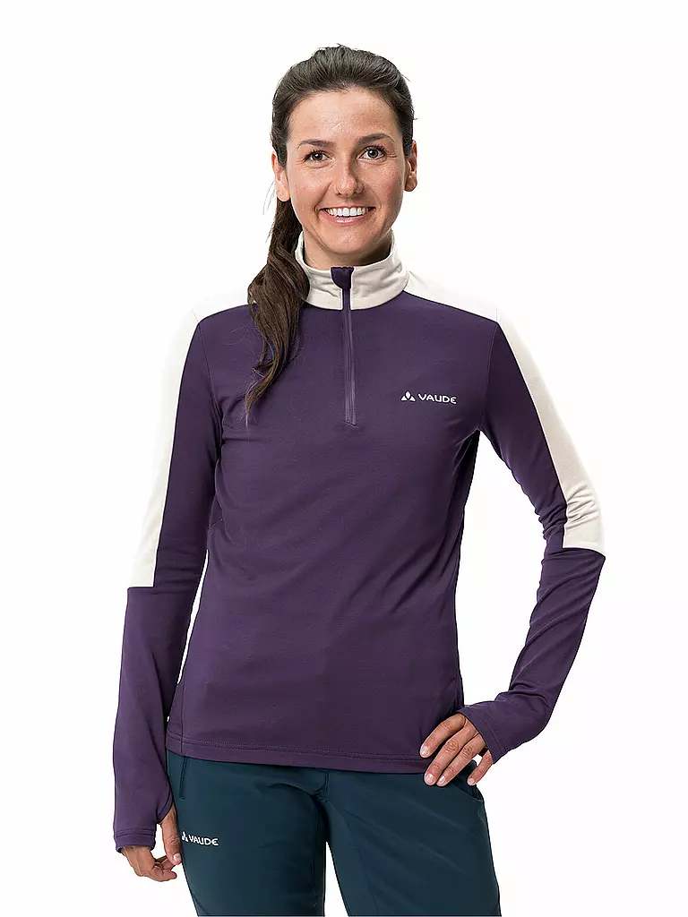VAUDE | Maglia da donna da turismo Livigno con zip |