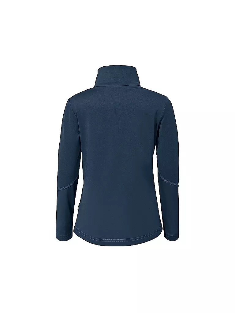 VAUDE | Maglietta da trekking per bambini Livigno Halfzip | Blu scuro
