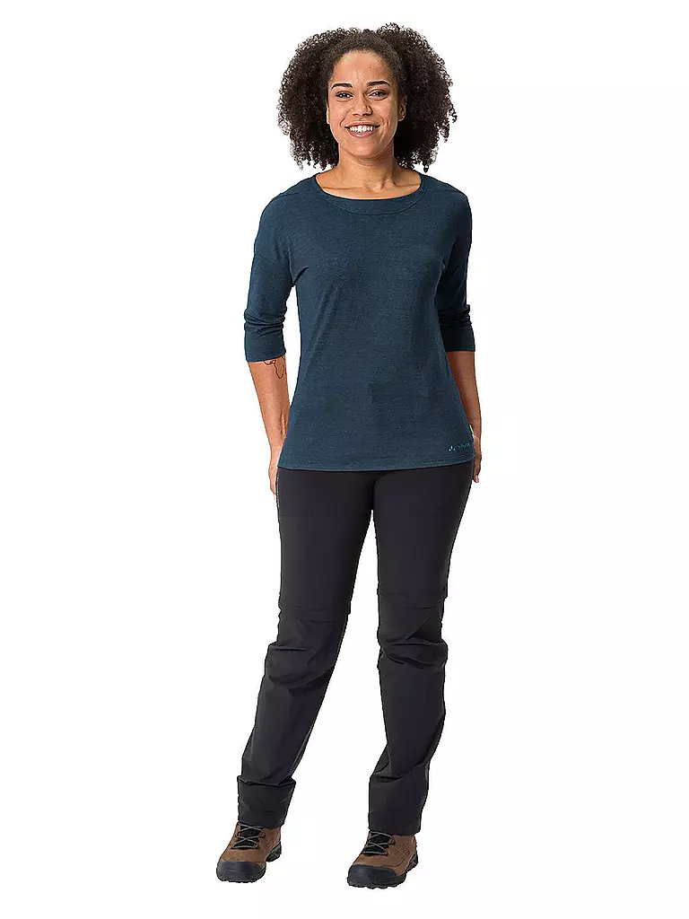 VAUDE | Maglietta funzionale da donna Neyland 3/4 | Blu scuro