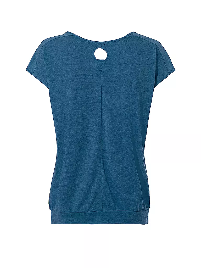 VAUDE | Maglietta funzionale da donna Skomer a righe | Blu scuro