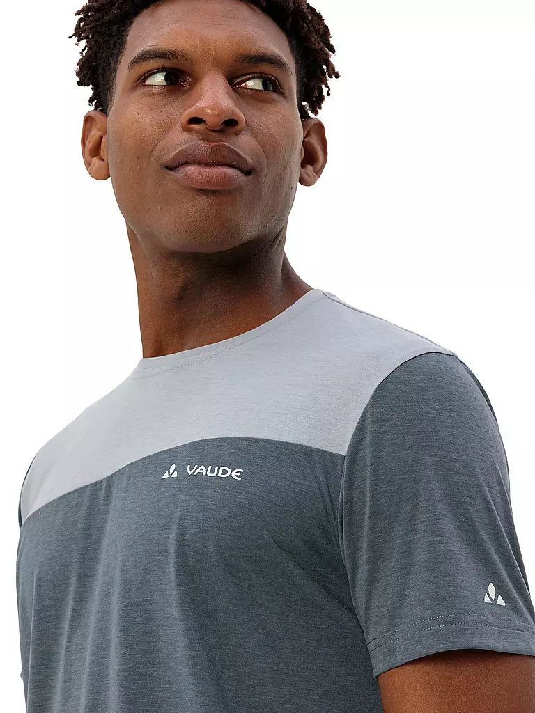 VAUDE | Maglietta funzionale da uomo Sveit Wool | Grigio