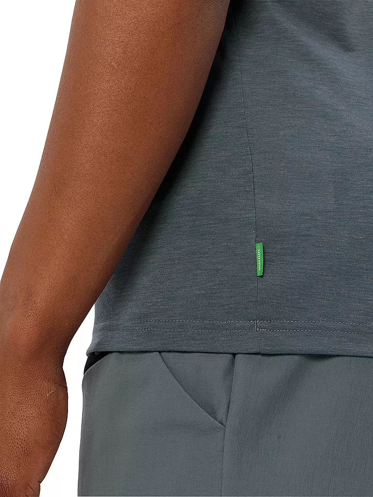 VAUDE | Maglietta funzionale da uomo Sveit Wool | Grigio