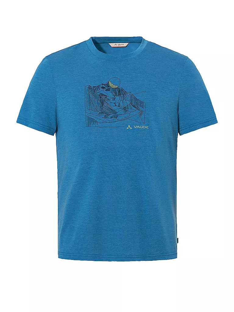 VAUDE | Maglietta funzionale da uomo Tekoa Wool | Blu