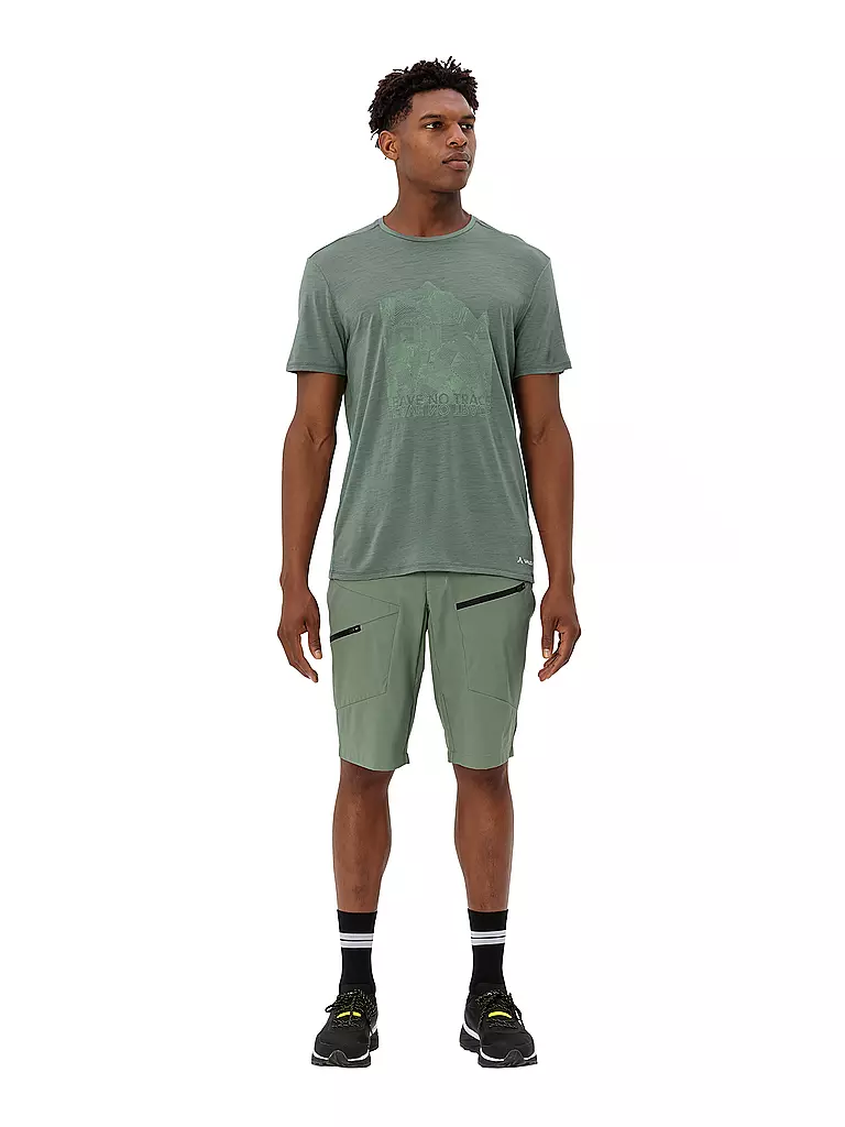 VAUDE | Maglietta funzionale da uomo Tekoa Wool | Oliva