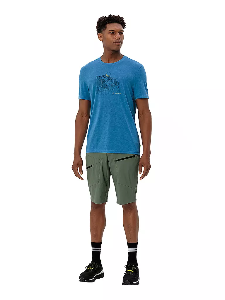 VAUDE | Maglietta funzionale da uomo Tekoa Wool | Blu