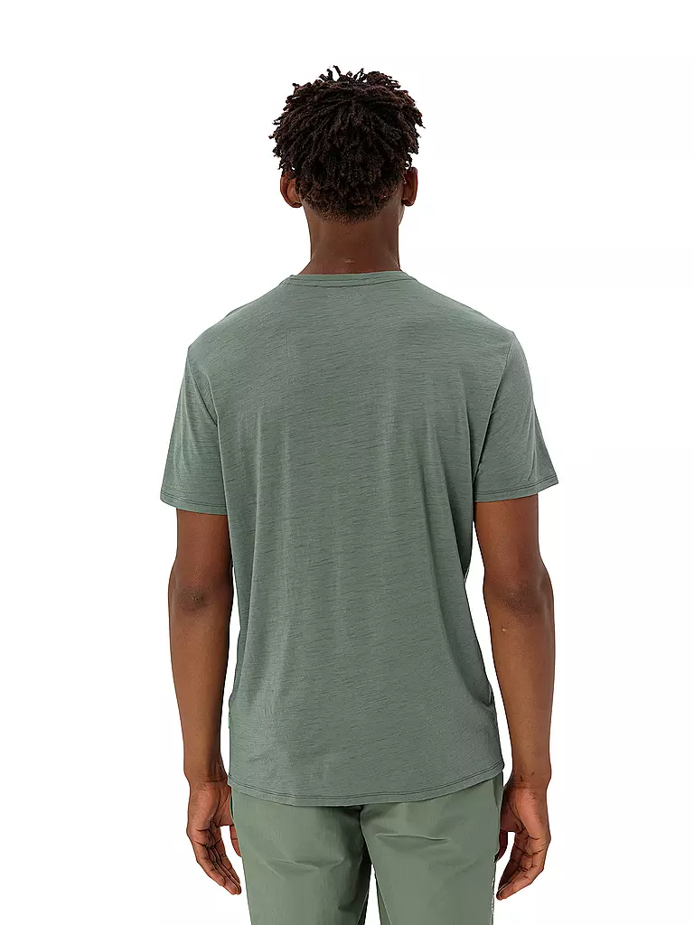 VAUDE | Maglietta funzionale da uomo Tekoa Wool | Oliva