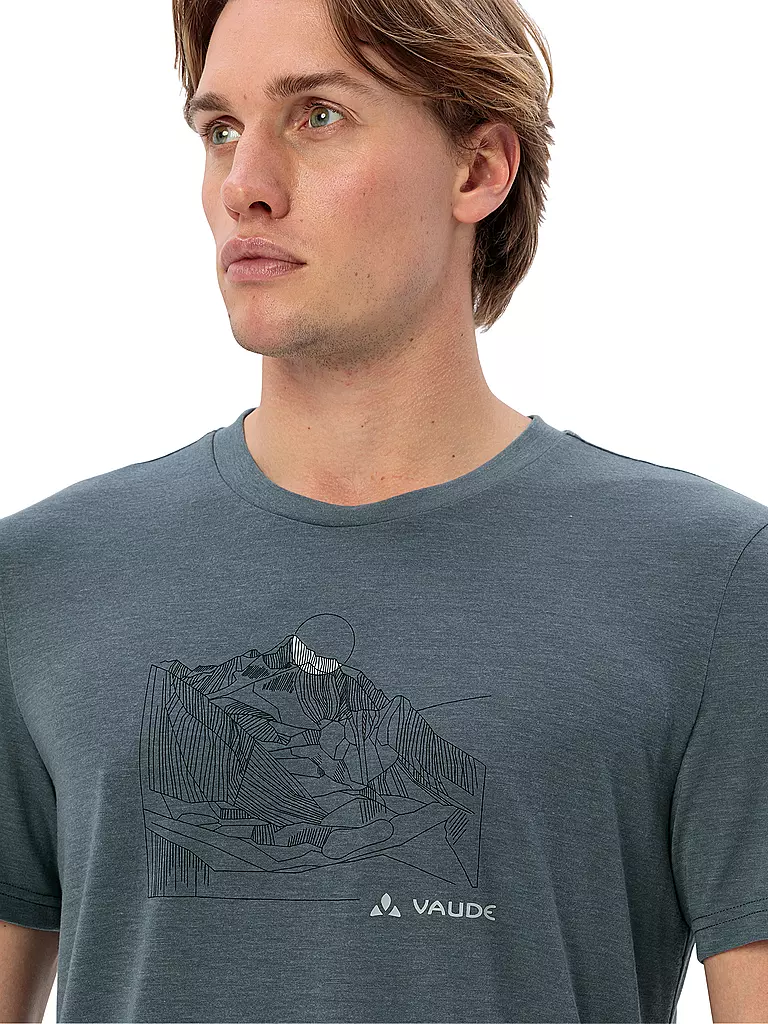 VAUDE | Maglietta funzionale da uomo Tekoa Wool | Grigio