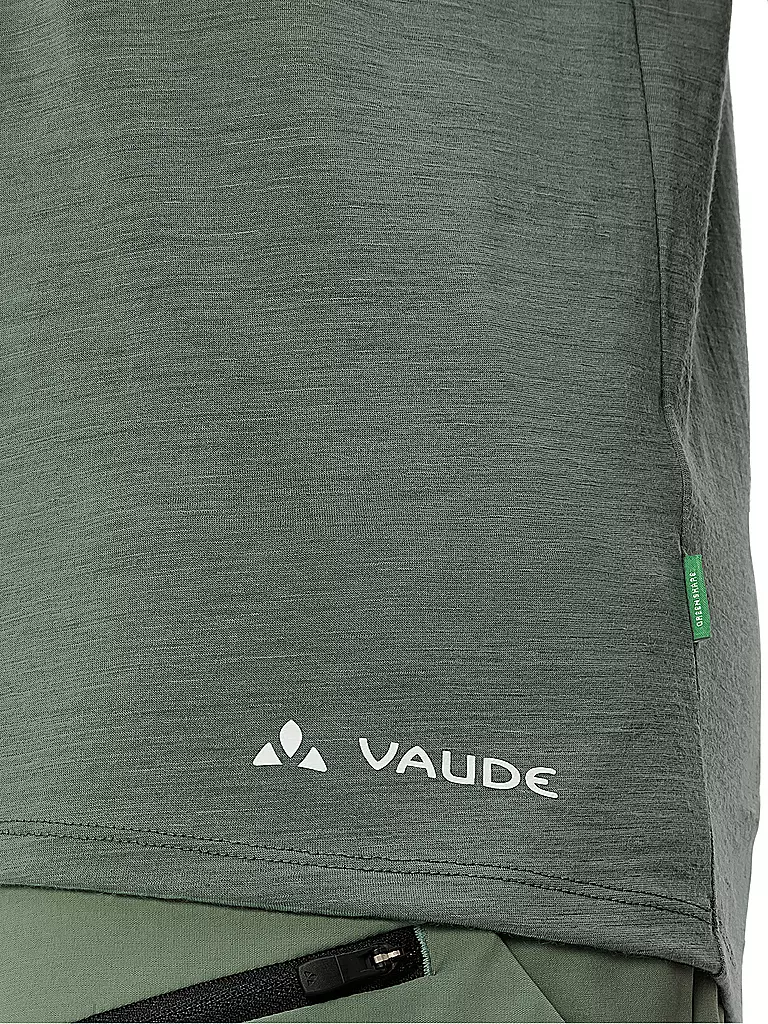 VAUDE | Maglietta funzionale da uomo Tekoa Wool | Oliva