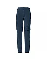 VAUDE | Pantaloni da trekking da donna Farley Stretch ZipOff | Blu scuro