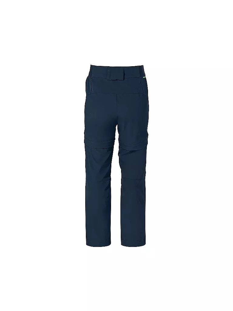 VAUDE | Pantaloni da trekking per bambini Slim Fit Zip-Off | Blu scuro