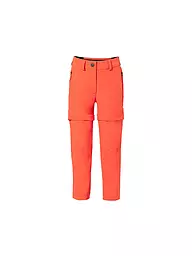 VAUDE | Pantaloni da trekking per bambini Slim Fit ZipOff | Arancione