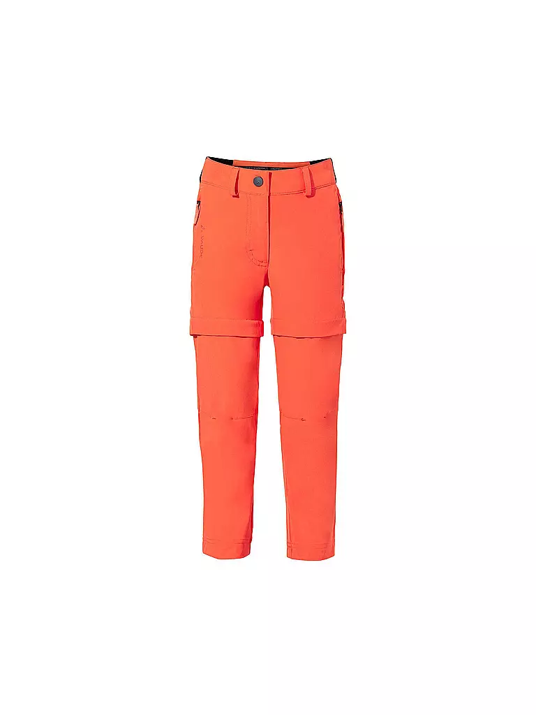 VAUDE | Pantaloni da trekking per bambini Slim Fit ZipOff | Arancione