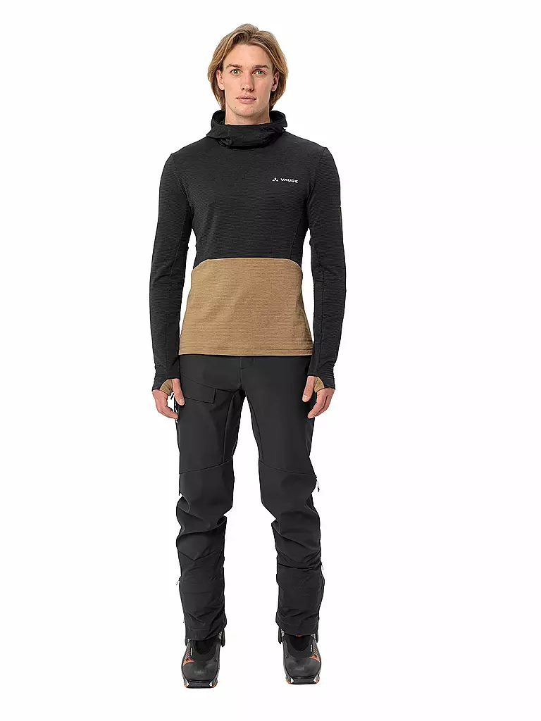 VAUDE | Pantaloni softshell da trekking da uomo Monviso Alpine | Nero